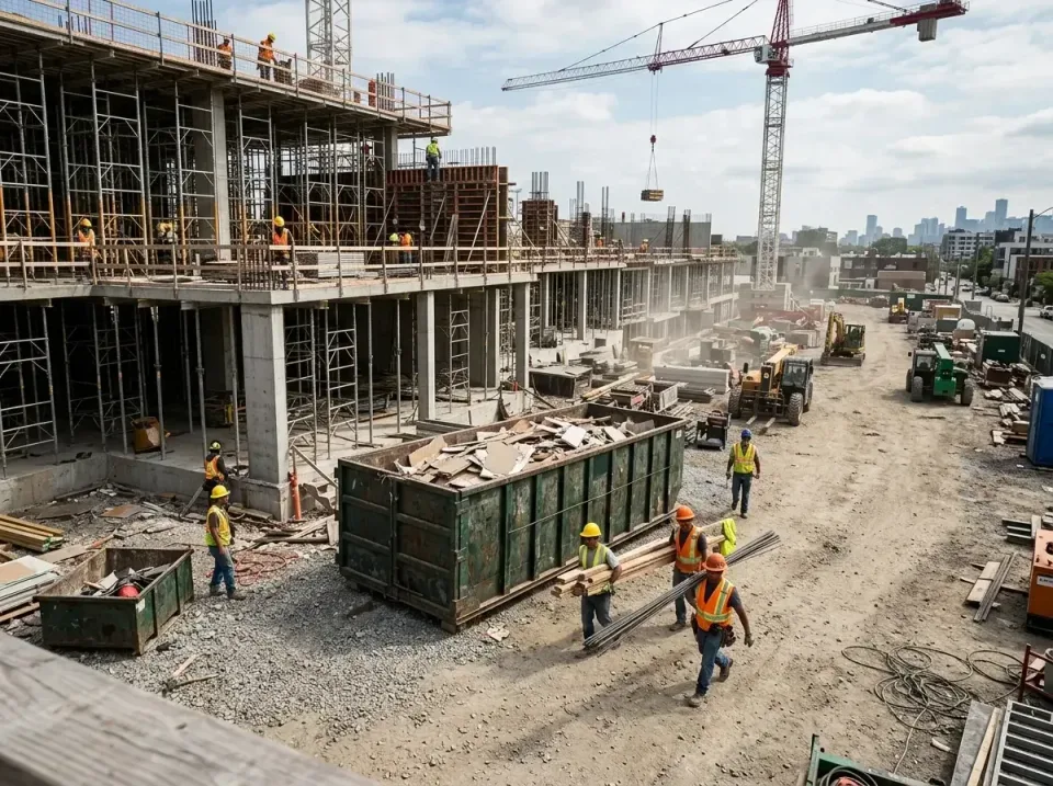 commercial-construction-site-w-002 — frequently asked questions, Low Cost Construction Dumpster Rental in Granite Falls, MN
